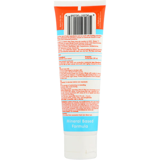 Thinkbaby Spf 50+ Safe Sunscreen Zinc Oxide 3 Fl Oz Baby
