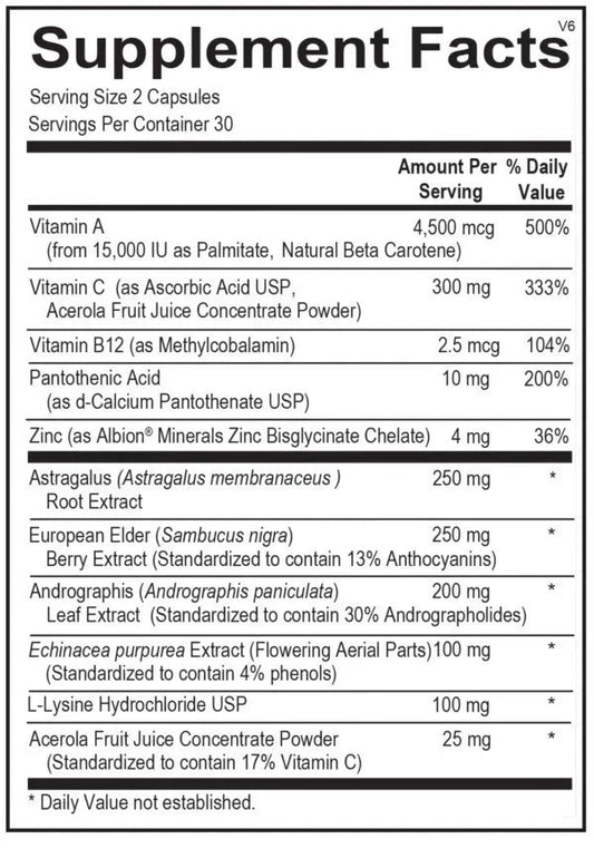 Viracid Immune Support Supplement 60 Capsules – Boost Immunity