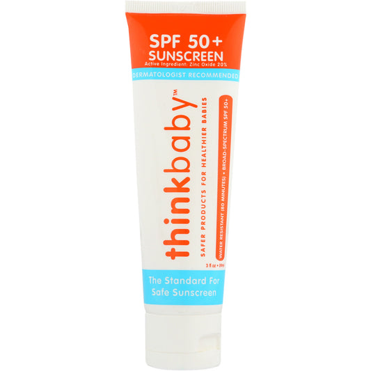 Thinkbaby Spf 50+ Safe Sunscreen Zinc Oxide 3 Fl Oz Baby