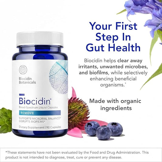 Biocidin Gut Health Support Capsules – Microbial Balance & Digestive Wellness Formula