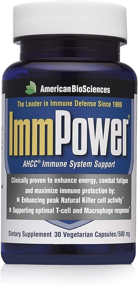 Immune Support, Natural Killer Cell Activity and Cytokine Production, 500 milligrams per Capsule (30 Count)