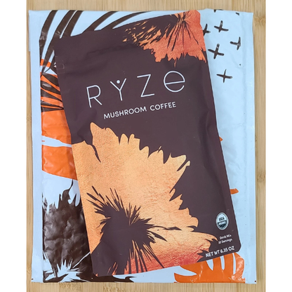 Rýze Mushroom Coffee Instant Organic Coffee Mushroom Extract Energy 30 Servings   New