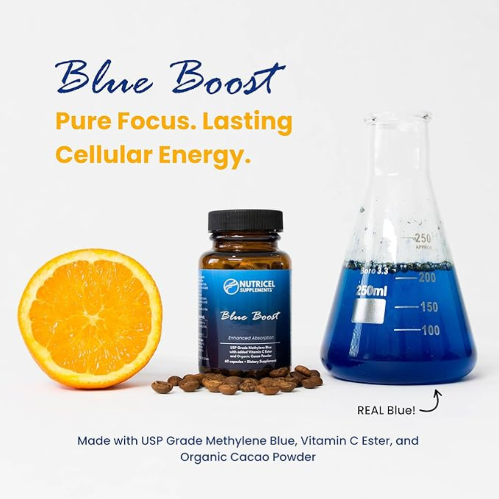 Nutricel Supplements Methylene Blue Capsules - Pharmaceutical Grade Supplement