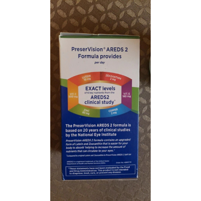 PreserVision AREDS 2 Eye Vitamin & Mineral Supplement 210 mini soft gel