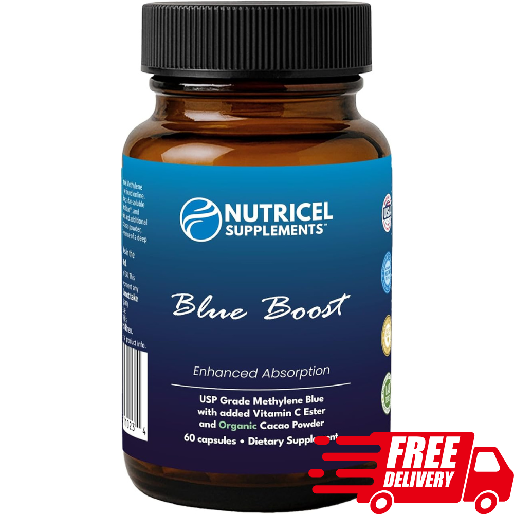 Nutricel Supplements Methylene Blue Capsules - Pharmaceutical Grade Supplement