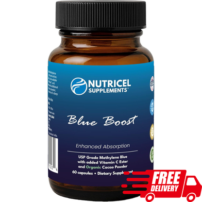 Nutricel Supplements Methylene Blue Capsules - Pharmaceutical Grade Supplement