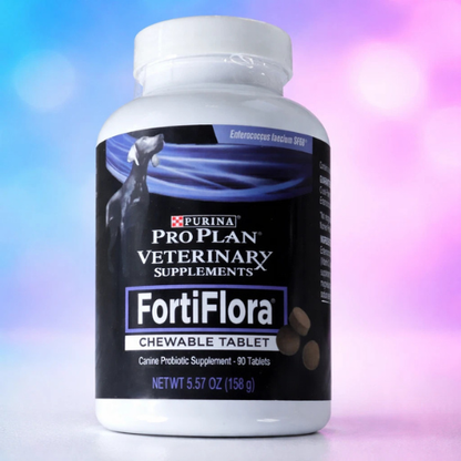 Purina Pro Plan FortiFlora Probiotic Supplements Dog 90 Chewable Tablets   New