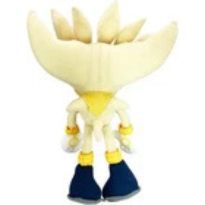 Official Licensed Super Silver Sonic the Hedgehog Silver Sonic Plush