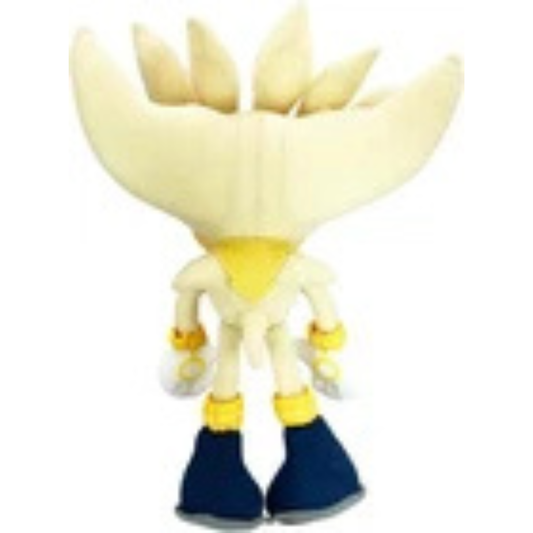 Official Licensed Super Silver Sonic the Hedgehog Silver Sonic Plush