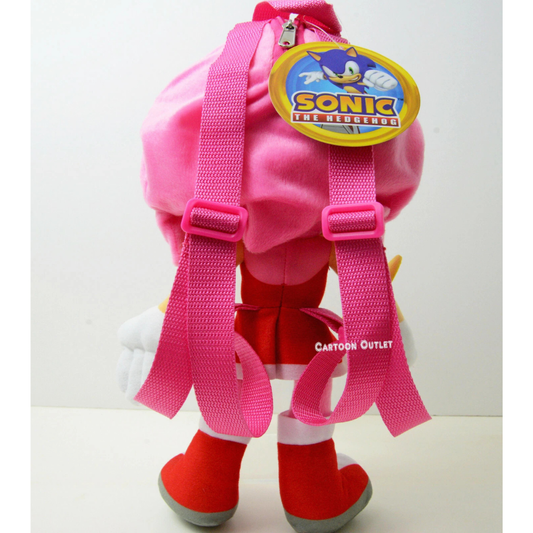 Sonic The Hedgehog Amy Rose in Red Dress Plush Stuffed Animal