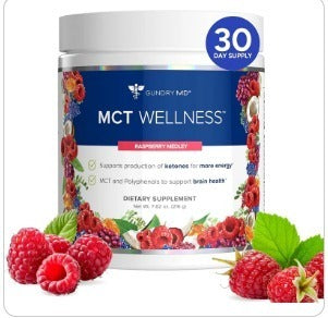 Premium MCT Wellness Powder Raspberry Medley Flavor | Energy &amp; Keto Friendly Drink Mix&nbsp;