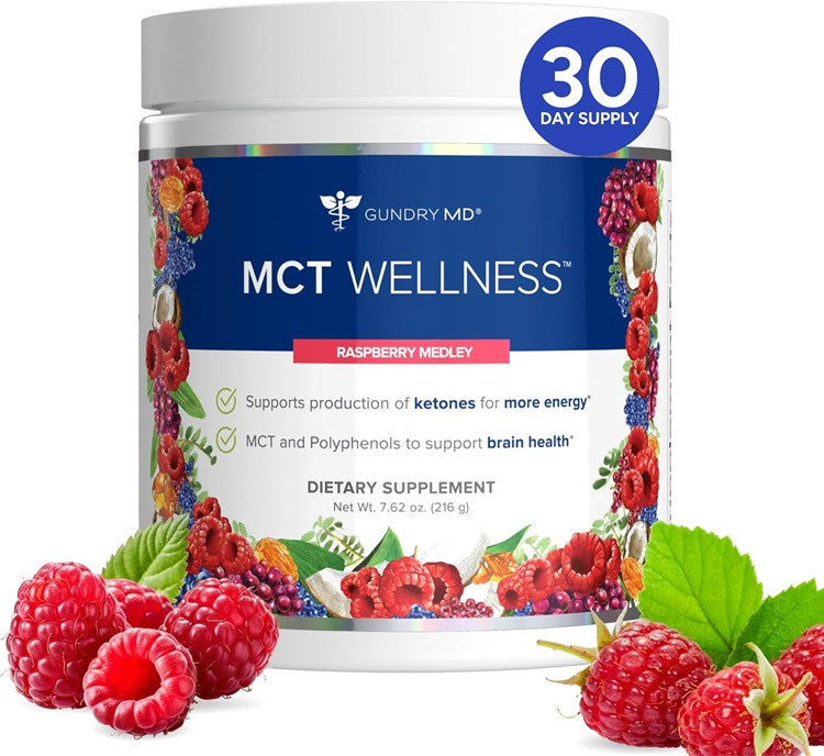 Premium MCT Wellness Formula | Energy & Metabolism Support Supplement | 30 Servings