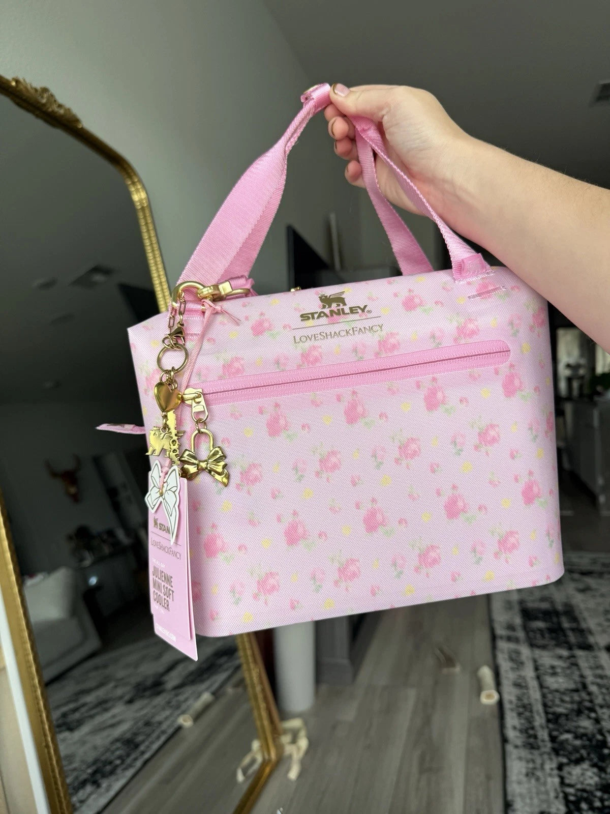 New Stanley 1913 x LoveShackFancy All Day Julienne Mini Cooler