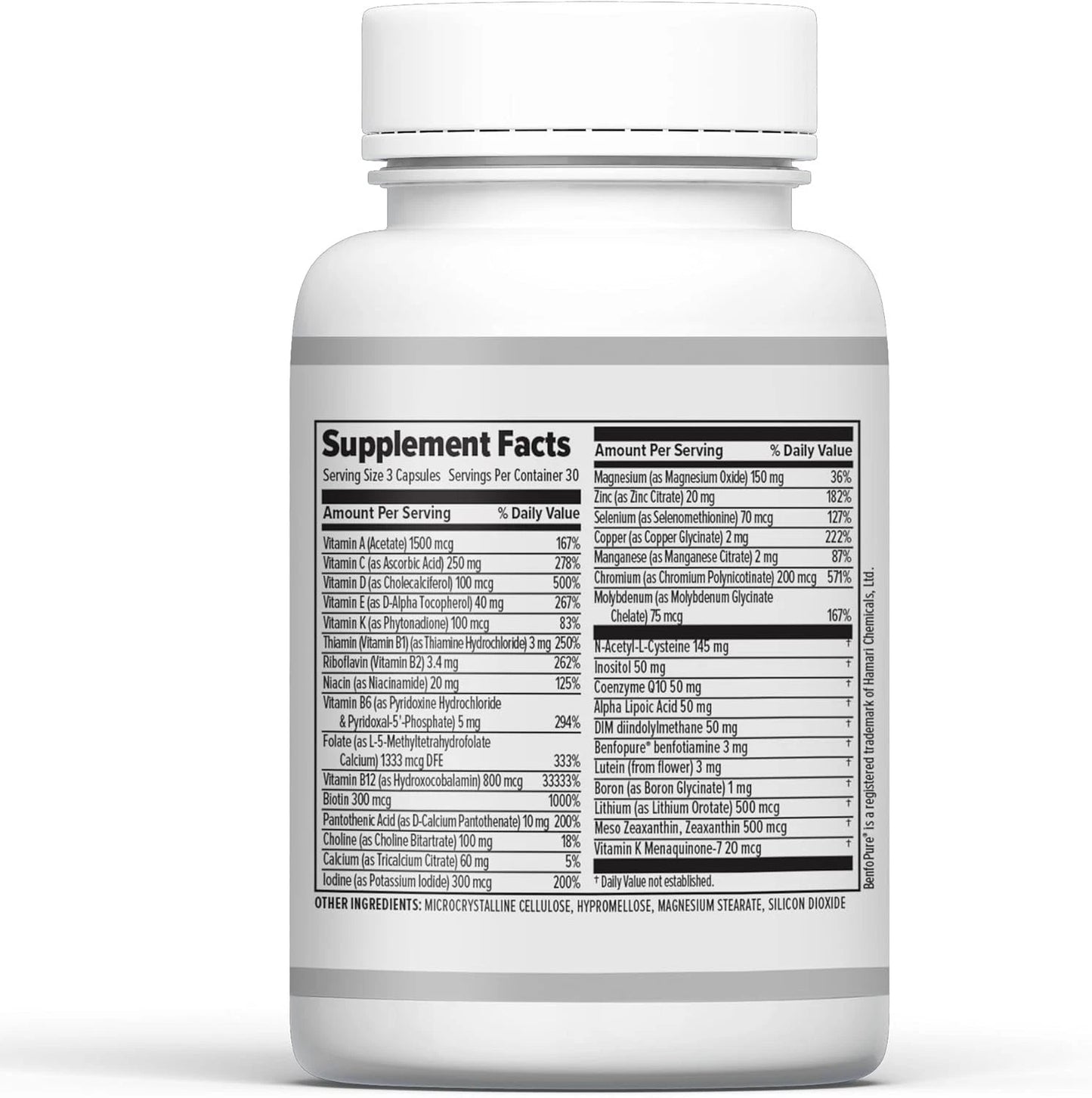 10X Health Optimize Methylated Multivitamin for Men - 90 Capsules,