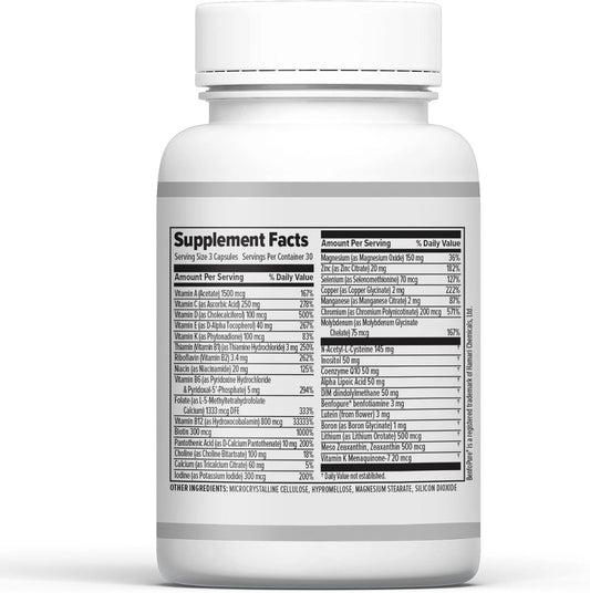Advanced Multivitamin for Men – Methylated Vitamin Formula 90 Count