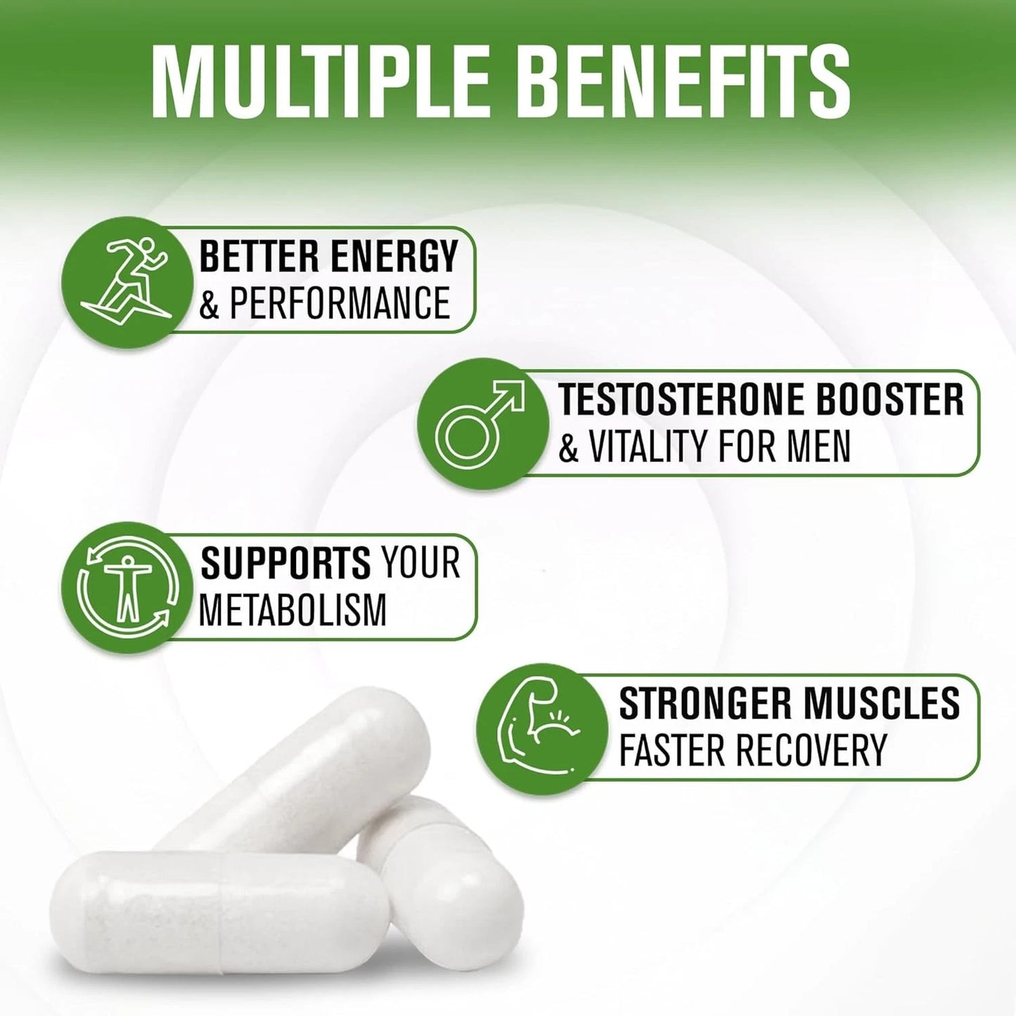 Naturalslim Natural Testosterone Booster for Men - Male Enhancing Supplement