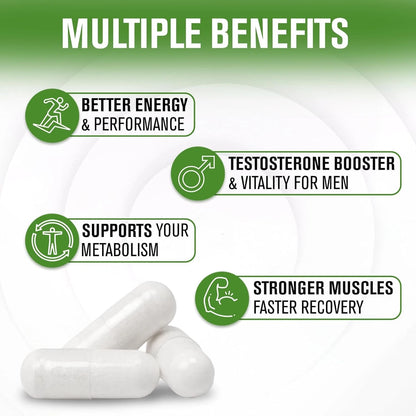 Naturalslim Natural Testosterone Booster for Men - Male Enhancing Supplement