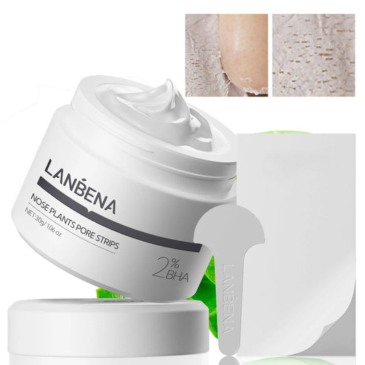 LANBENA 2.0 Nose Pore Strips Blackhead Remover Mask with Salicylic Acid Ama...