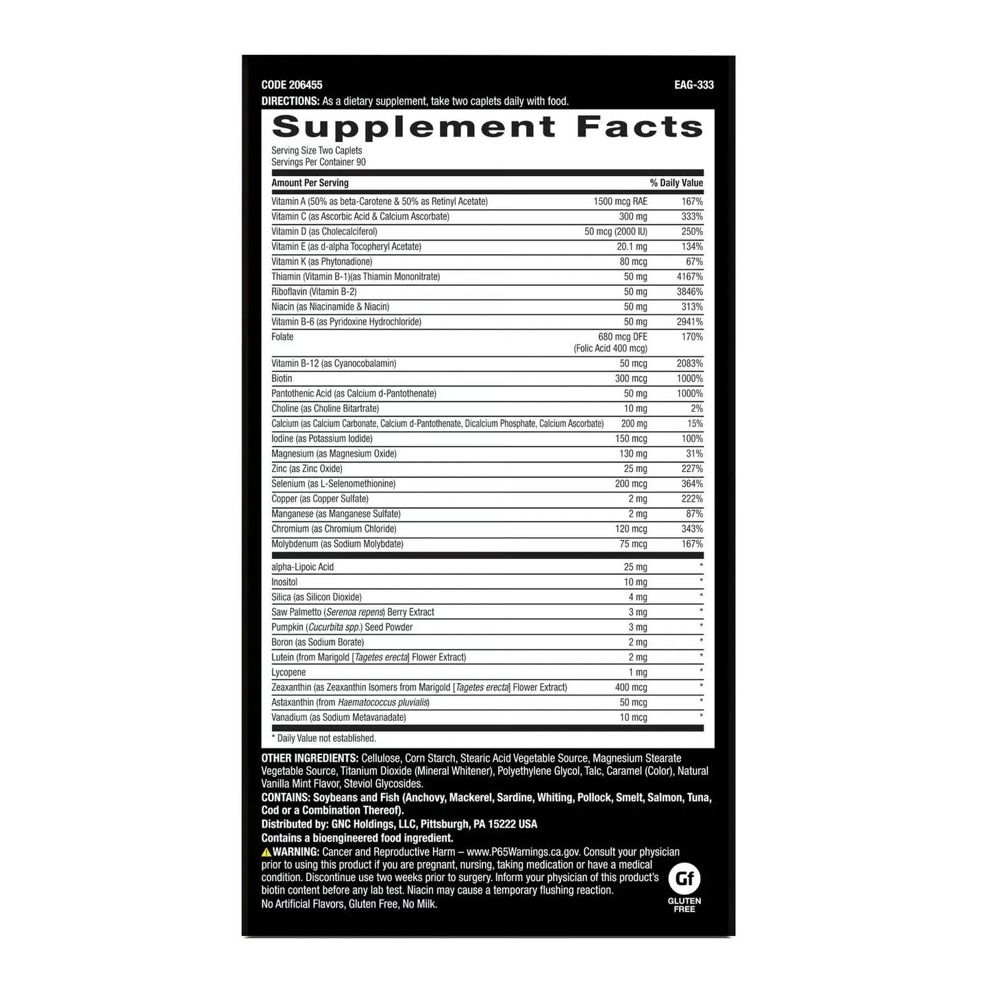 GNC Mega Men Multivitamin Immune Energy Boost Support Antioxidants 180pcs NEW