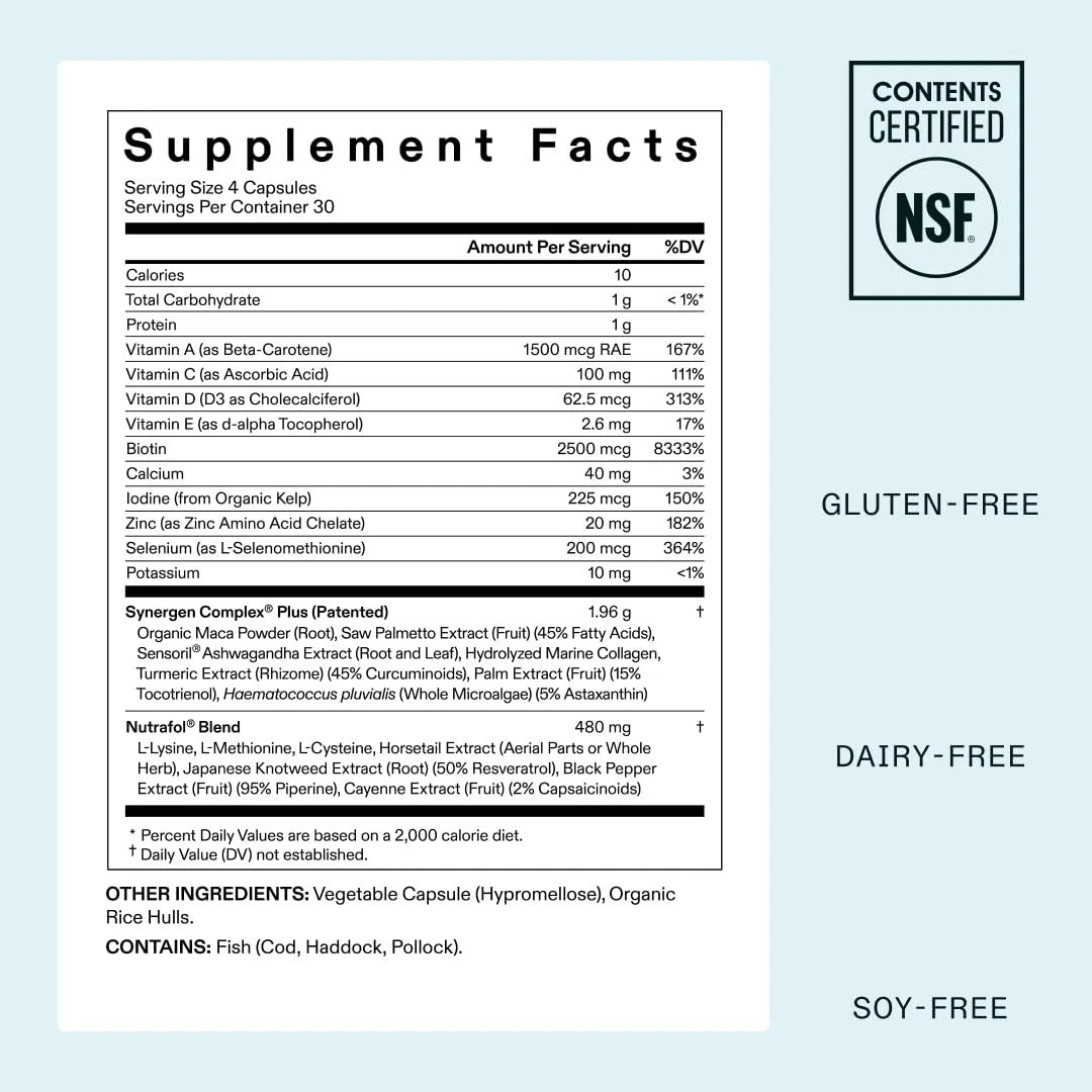 Nutrafol Women's Balance Hair Growth Supplements