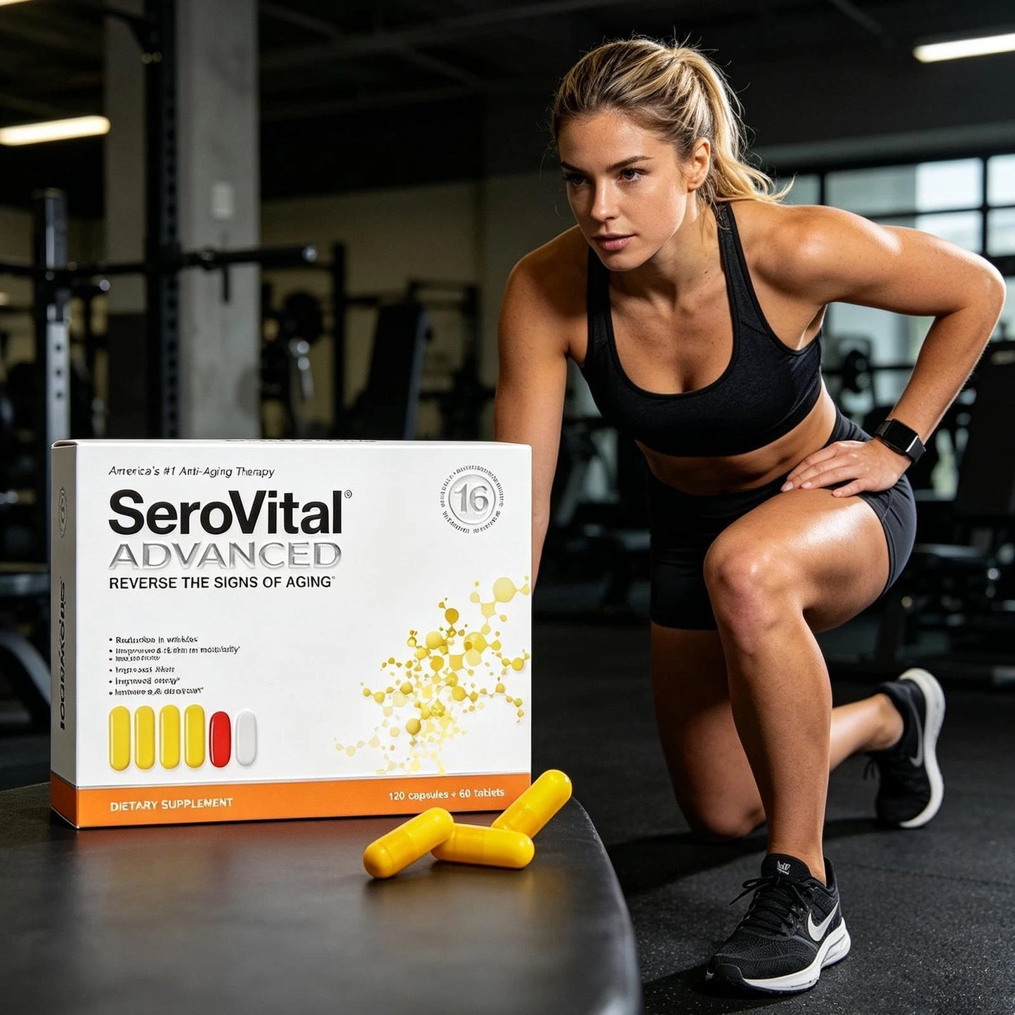 SeroVital Advanced. Anti Aging. 180 Count (120 Capsules + 60 Tablets)-
