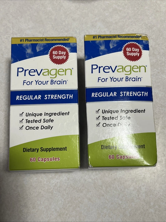 Prevagen Extra Strength 20mg Capsules - 60 Count - 2 Pack