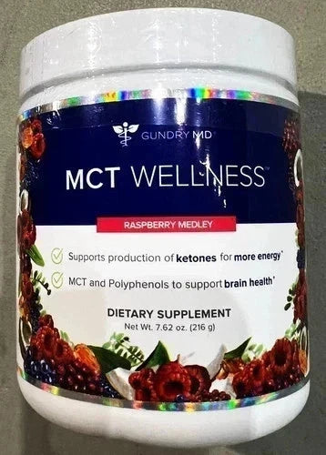 Premium MCT Wellness Powder Raspberry Medley Flavor | Energy &amp; Keto Friendly Drink Mix&nbsp;
