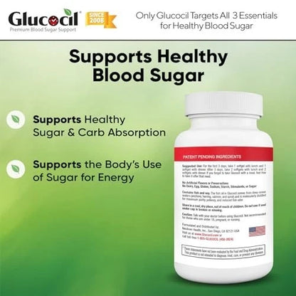 Glucocil – Softgels - Premium Blood Sugar Support